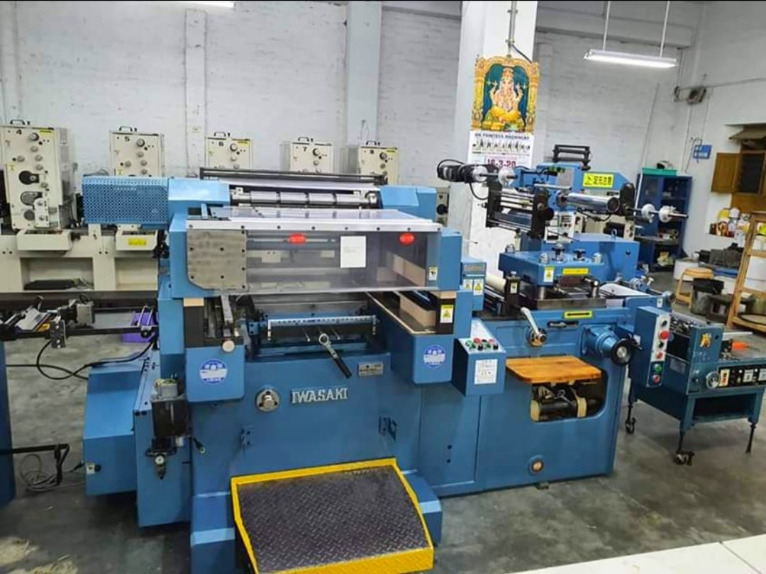 JAPANESE IWASAKI RU-50 SEMI ROTARY LABEL PRINTING MACHINE | MK PRINTECS MACHINERY