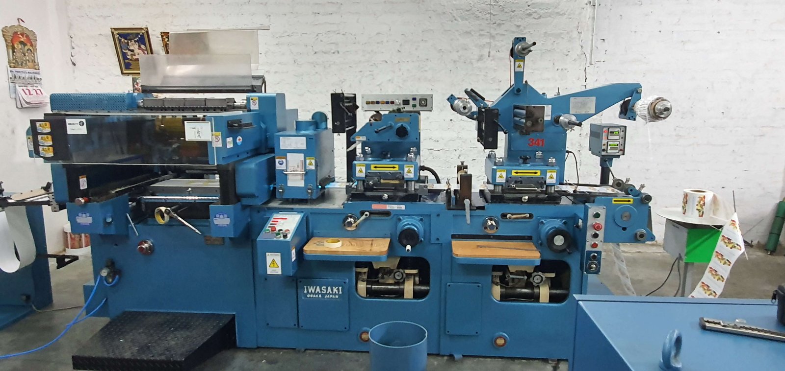 IWASAKI RUH 50 - DOUBLE DIE CUT SEMI ROTARY SERVO LABEL PRINTING MACHINE FROM MK PRINTECS MACHINERY