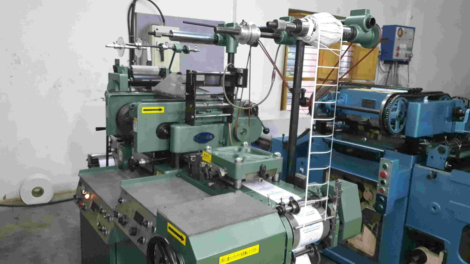 HIGH SPEED BARCODE STICKER LABEL PRINTING MACHINE | JAPANESE ONDA OPM W 150 FROM MK PRINTECS MACHINERY | www.mkprintecs.com | +91 9842985143
