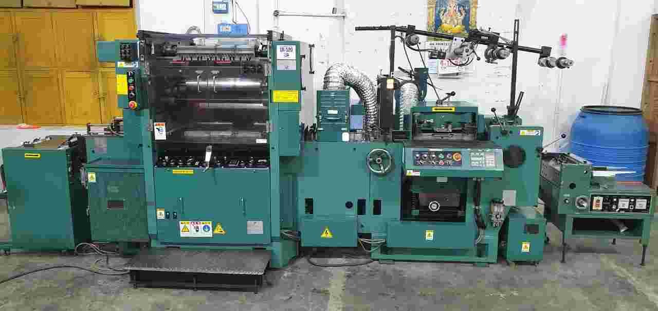 LINTEC SRD 520 - DD SERVO | JAPANESE SEMI ROTARY LABEL PRINTING MACHINE FROM MK PRINTECS MACHINERY | +91 9842985143