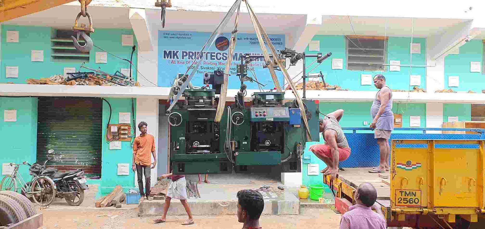 SEMI ROTARY LABEL DIE CUTTING MACHINE | MK PRINTECS MACHINERY