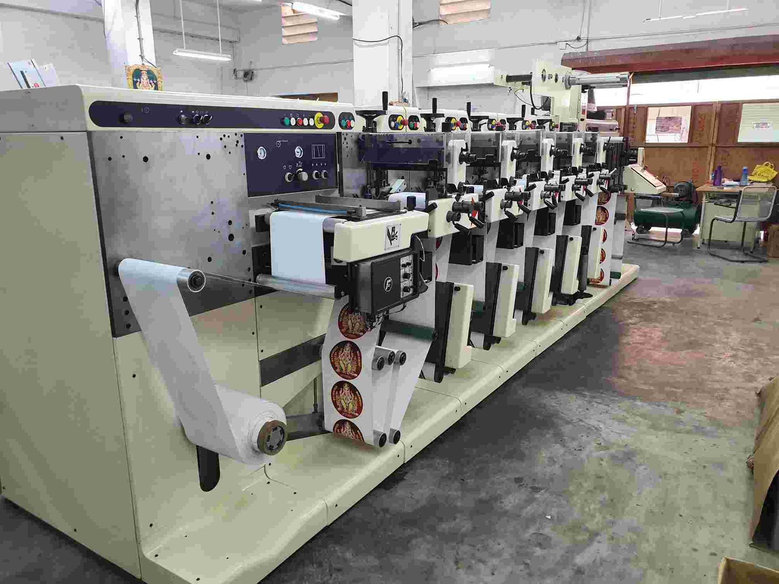 ROTARY LABEL PRINTING MACHINE PRICE | MK PRINTECS MACHINERY
