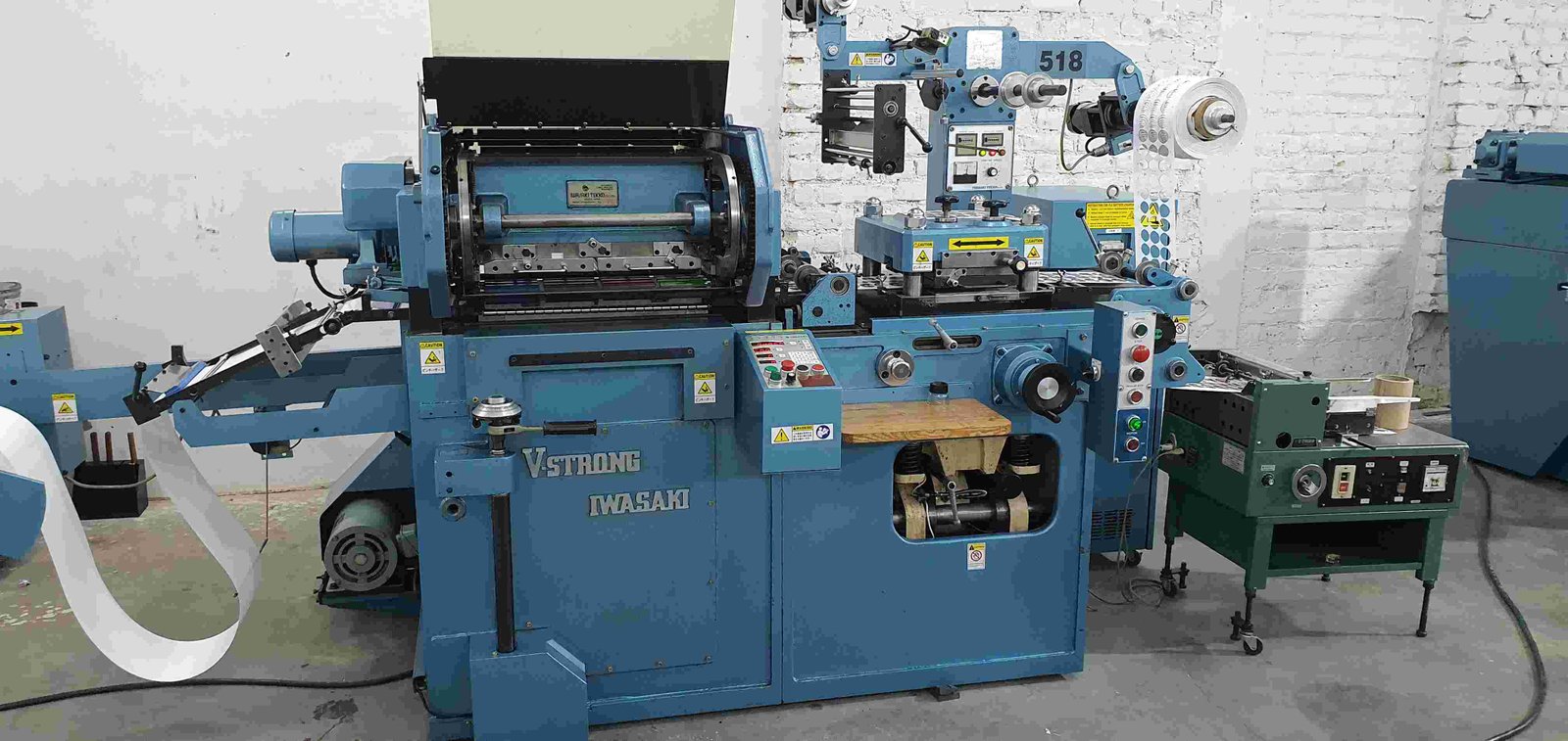 IWASAKI VSD 250 - DD SERVO | FLAT BED LABEL PRINTING MACHINE FROM MK PRINTECS MACHINERY | www.mkprintecs.com | +91 9842985143